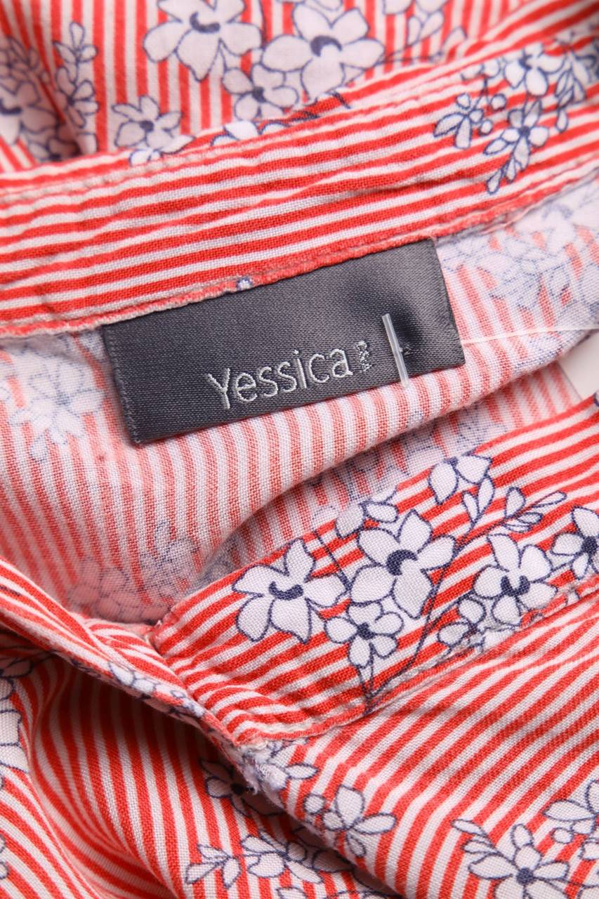 Carou Yessica By C&A Streifen-Bluse Mit Blumen-Print