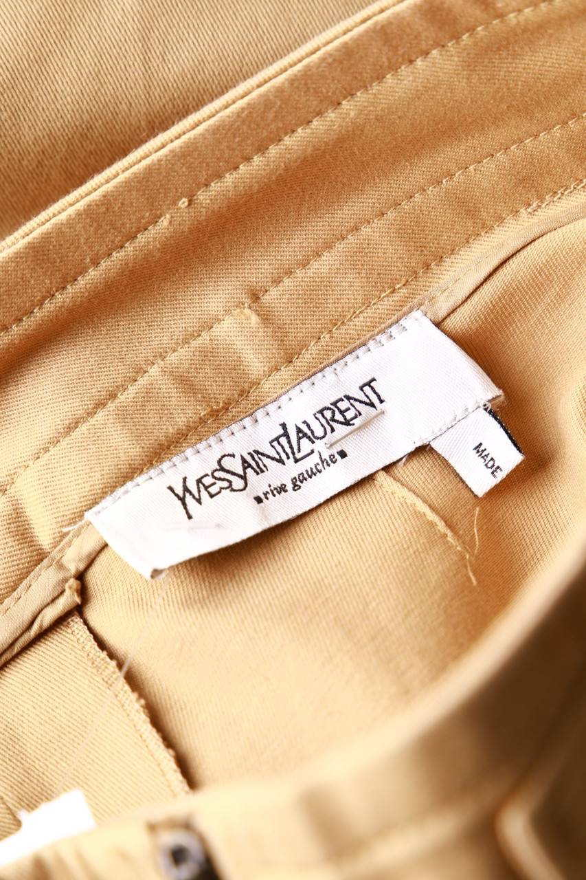 Carou YVES SAINT LAURENT Rive Gauche Vintage-Hose Mit Applikationen