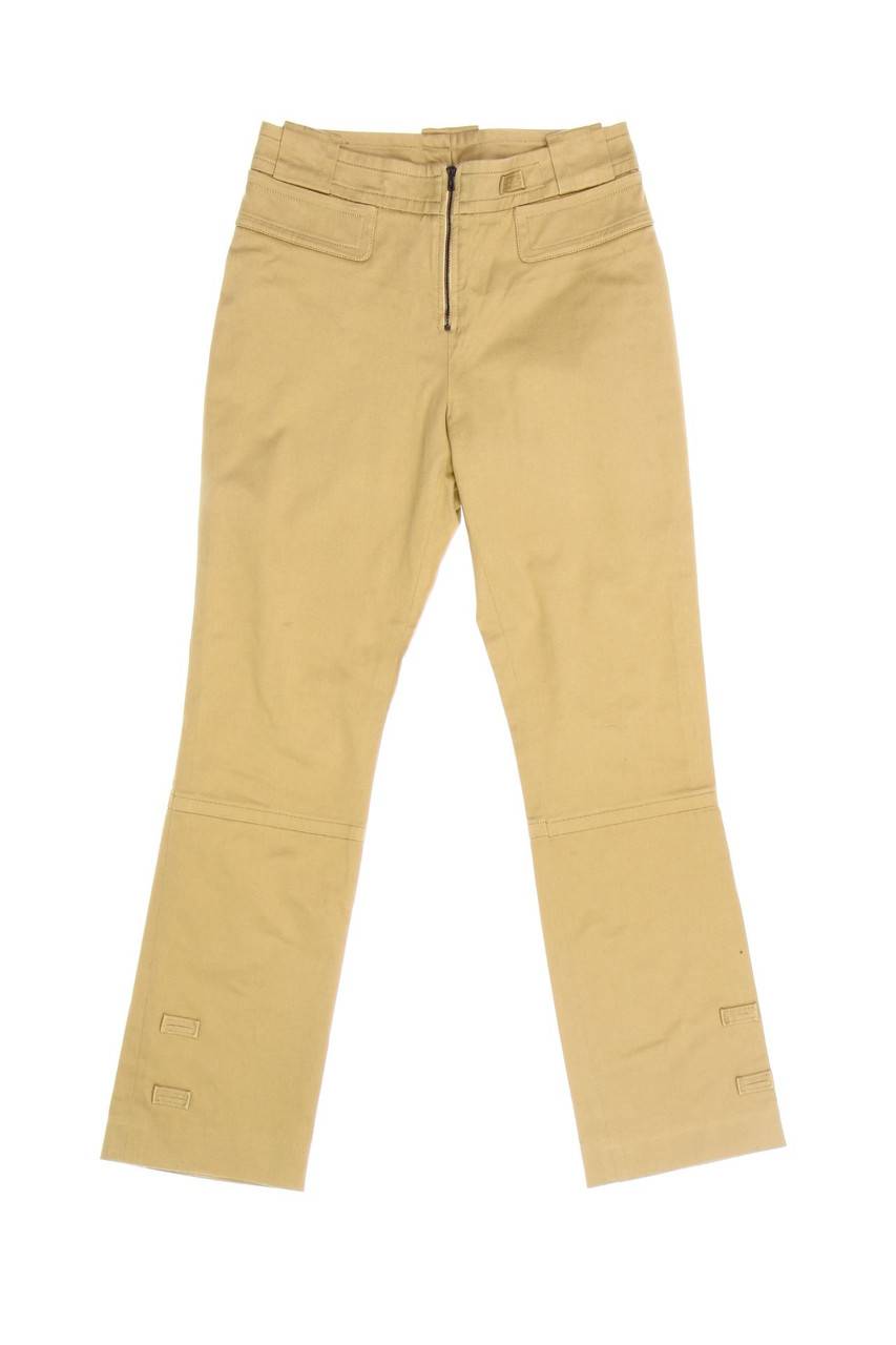 Carou YVES SAINT LAURENT rive gauche Vintage-Hose mit Applikationen