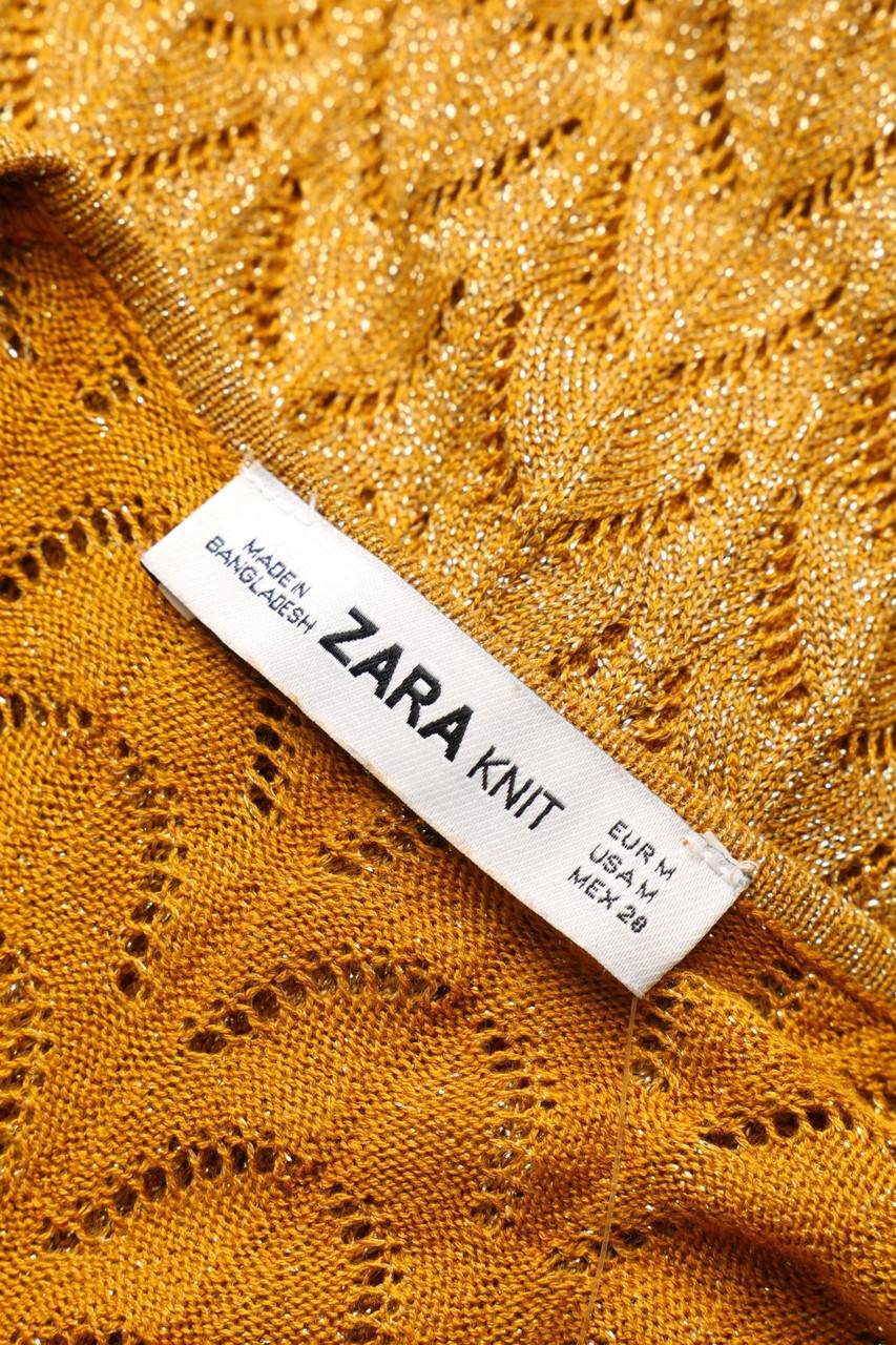 Carou Zara Knit Maxi-Kleid Aus Lochstrick Mit Glitzer