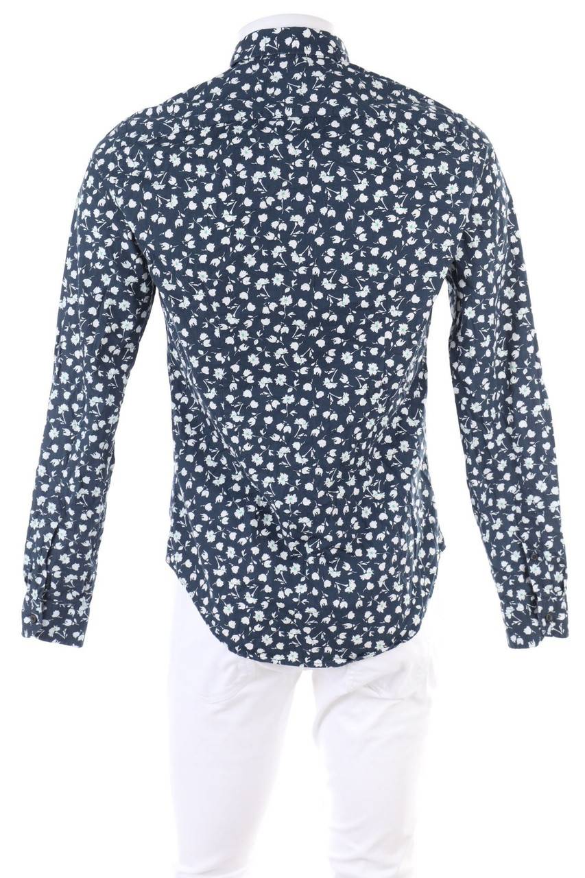 Carou ZARA MAN Button-down-Hemd Aus Baumwolle Mit Floralem Muster