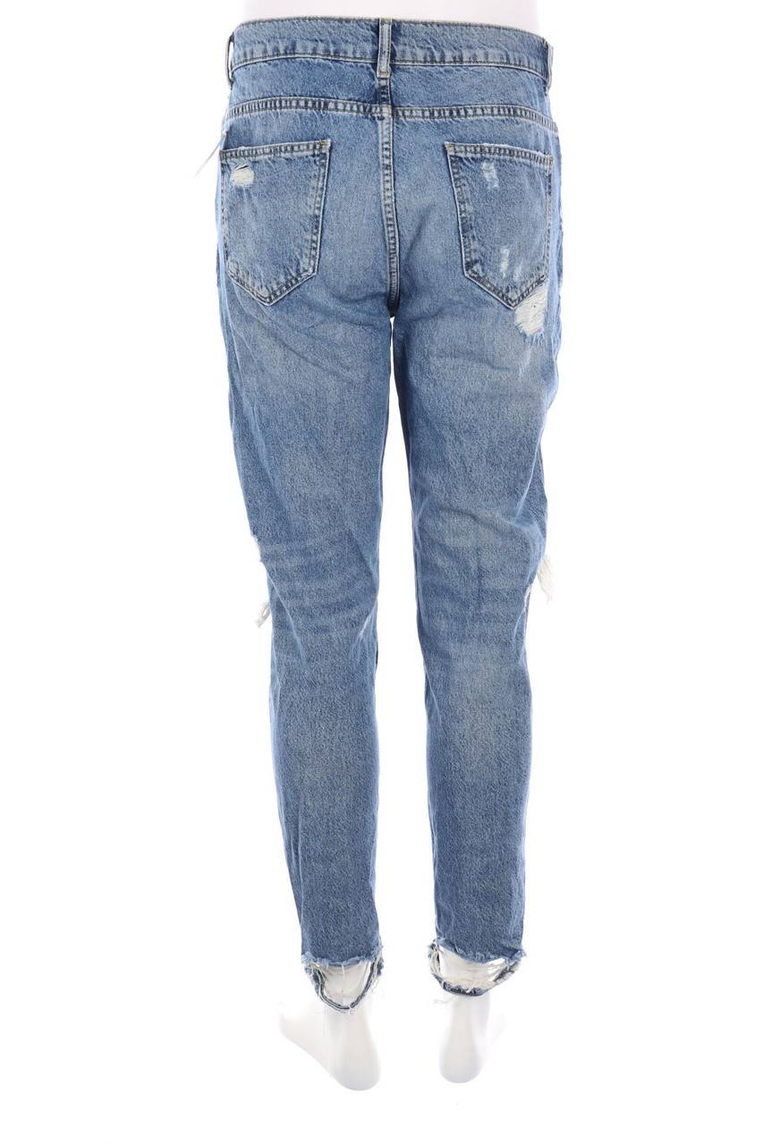 Carou ZARA MAN Destroyed Slim-Jeans Mit Stickereien