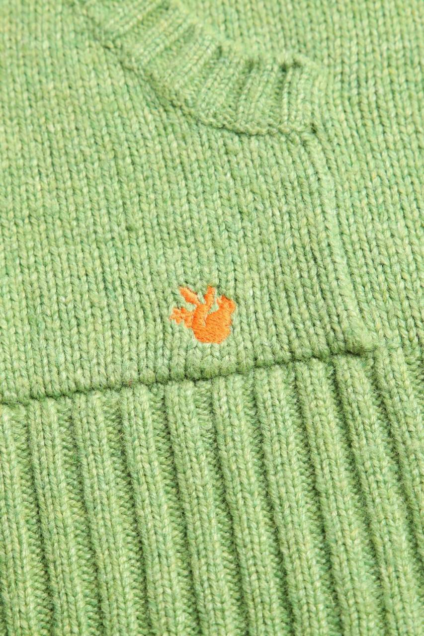 Carou ZARA TRF Strick-Kapuzen-Weste Mit Logo-Stickerei