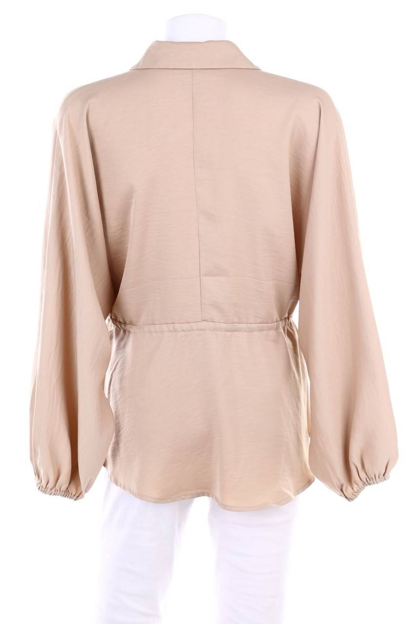 Carou Zebra Bluse Im Safari-Stil Mit Batwing-Ärmeln