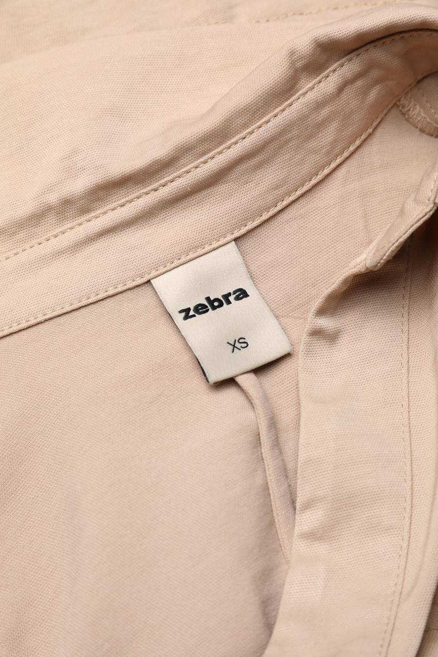 Carou Zebra Bluse Im Safari-Stil Mit Batwing-Ärmeln