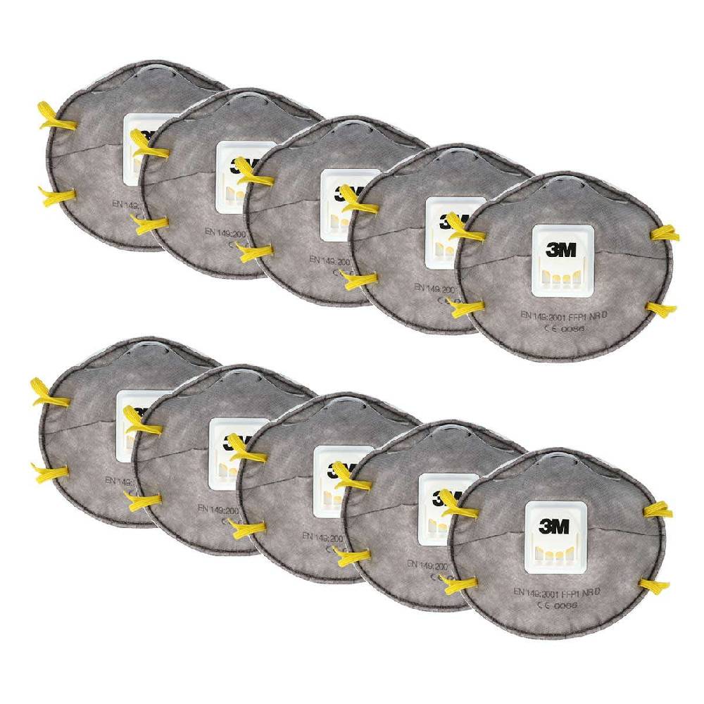 3m Odour Mask FFP1 With Valve (Set of 10)