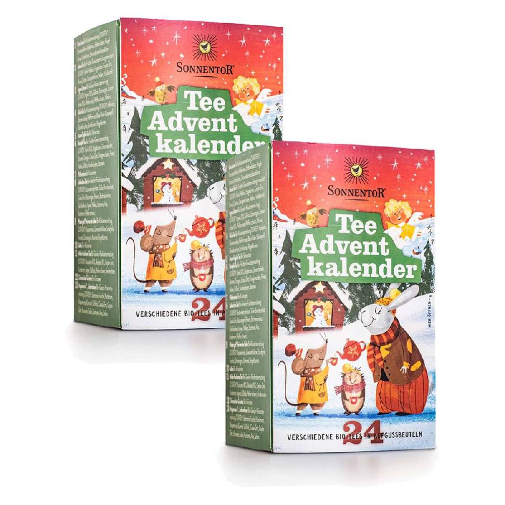 sonnentor Advent Calendar 2 x 24 Christmas Tea bags