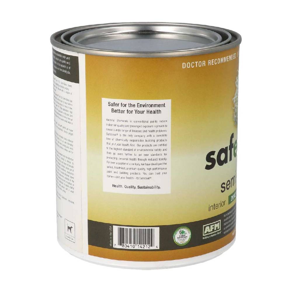 Afm Safecoat Semi-Gloss Paint (White) - Zero VOC