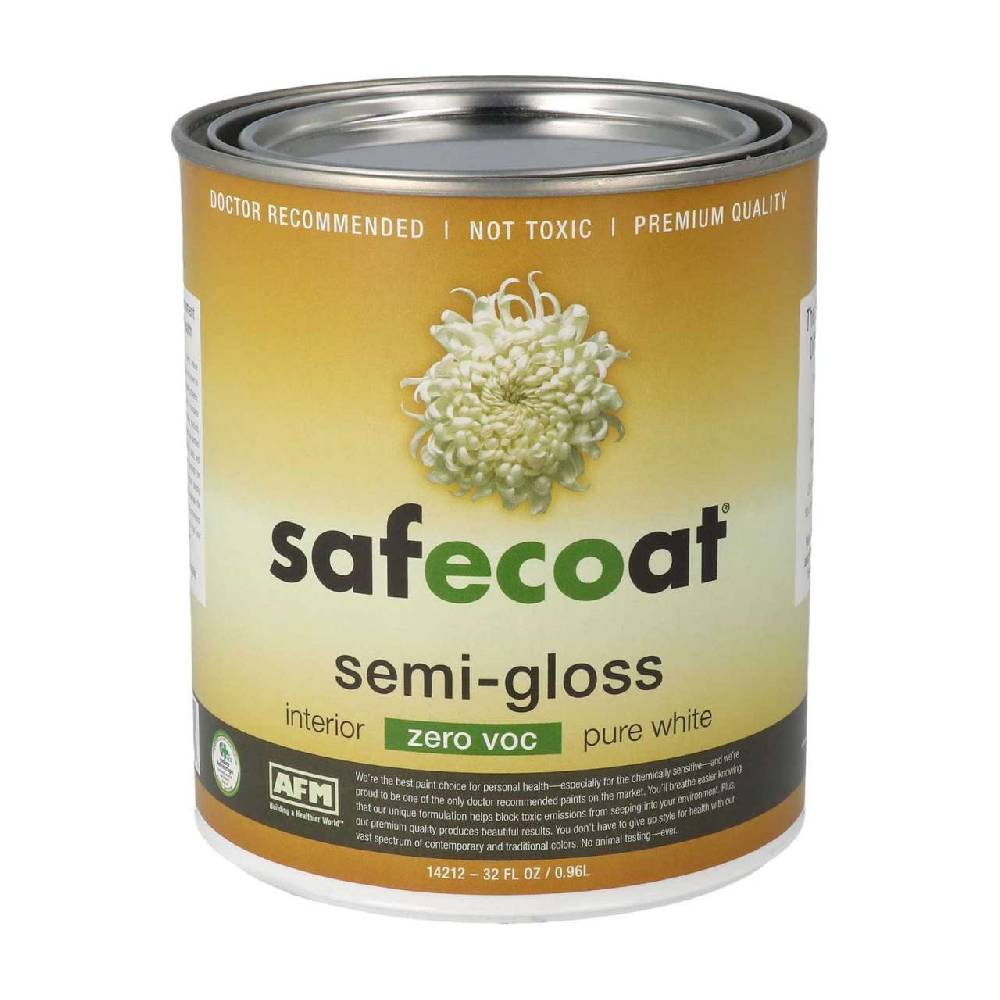 afm Safecoat Semi-Gloss Paint (White) - zero VOC