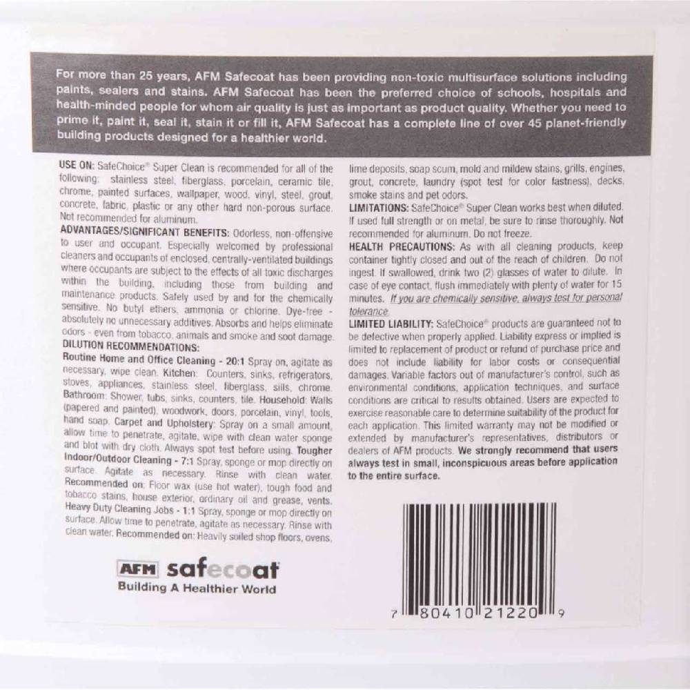 Afm Super Clean All Purpose Cleaner And Degreaser