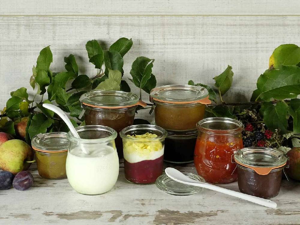 Weck Alarm Jars 500 Ml: Economy Set 6 WECK Preserving Jars RR 100