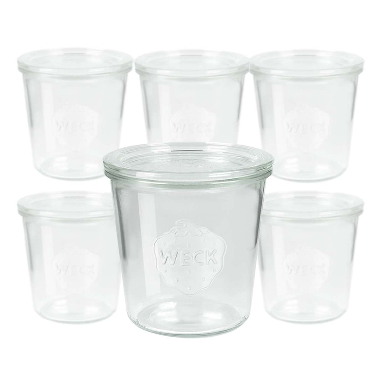 weck Alarm jars 500 ml: Economy set 6 WECK preserving jars RR 100