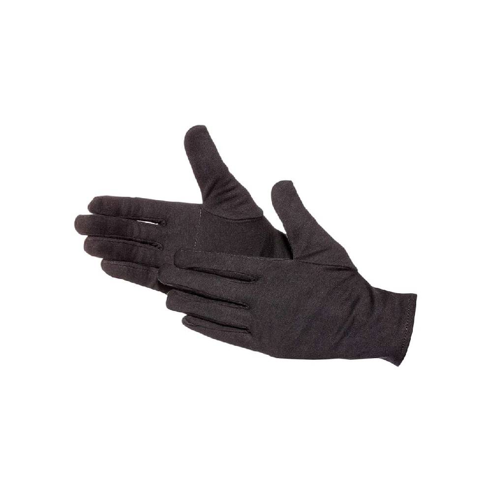 allermed Black cotton gloves breathable & latex free
