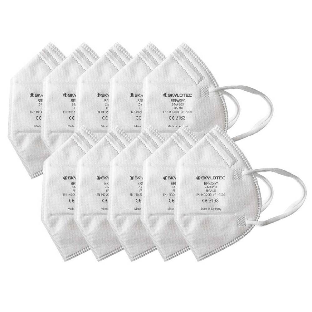 allermed Allermed Breasey FFP2 NR folding mask, 10 pieces