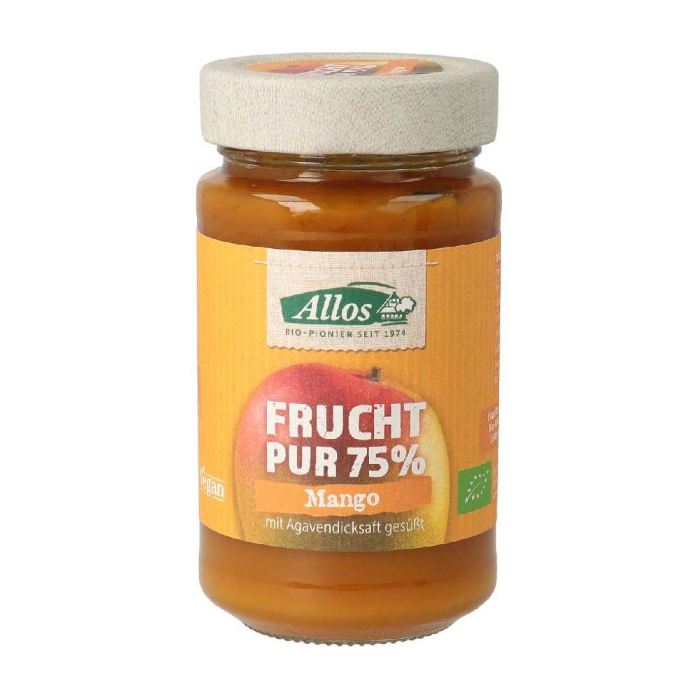 allos Allos fruit Pur Mango fruit spread on bread & for cheesecake