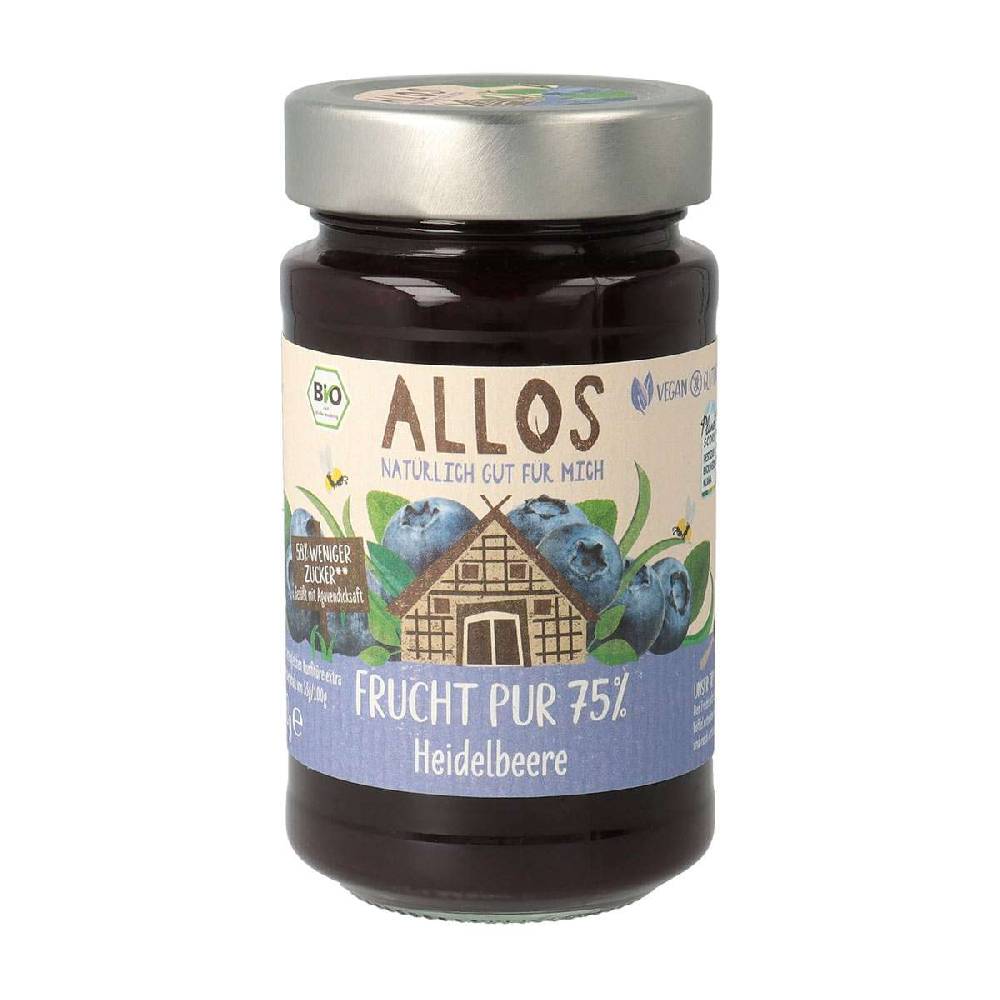 allos Allos Fruit Pure Blueberry Fruit Spread - perfect for Pancake