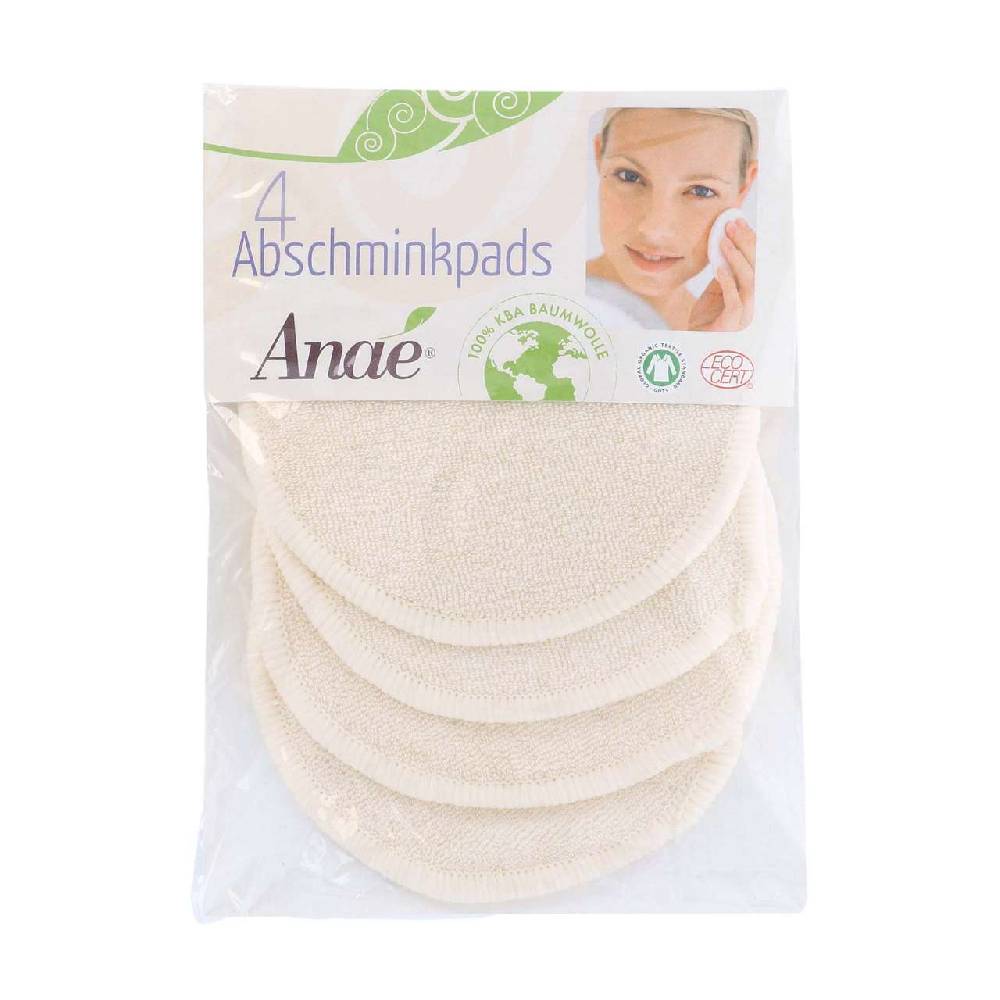 anae Anae make-up remover pads - reusable from certified organic cotton