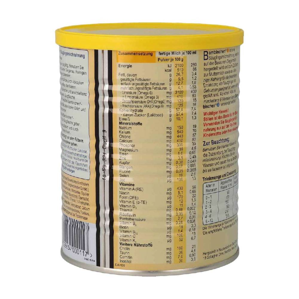 Blauer-planet Bambinchen 1 Infant Formula (0-6 Months)