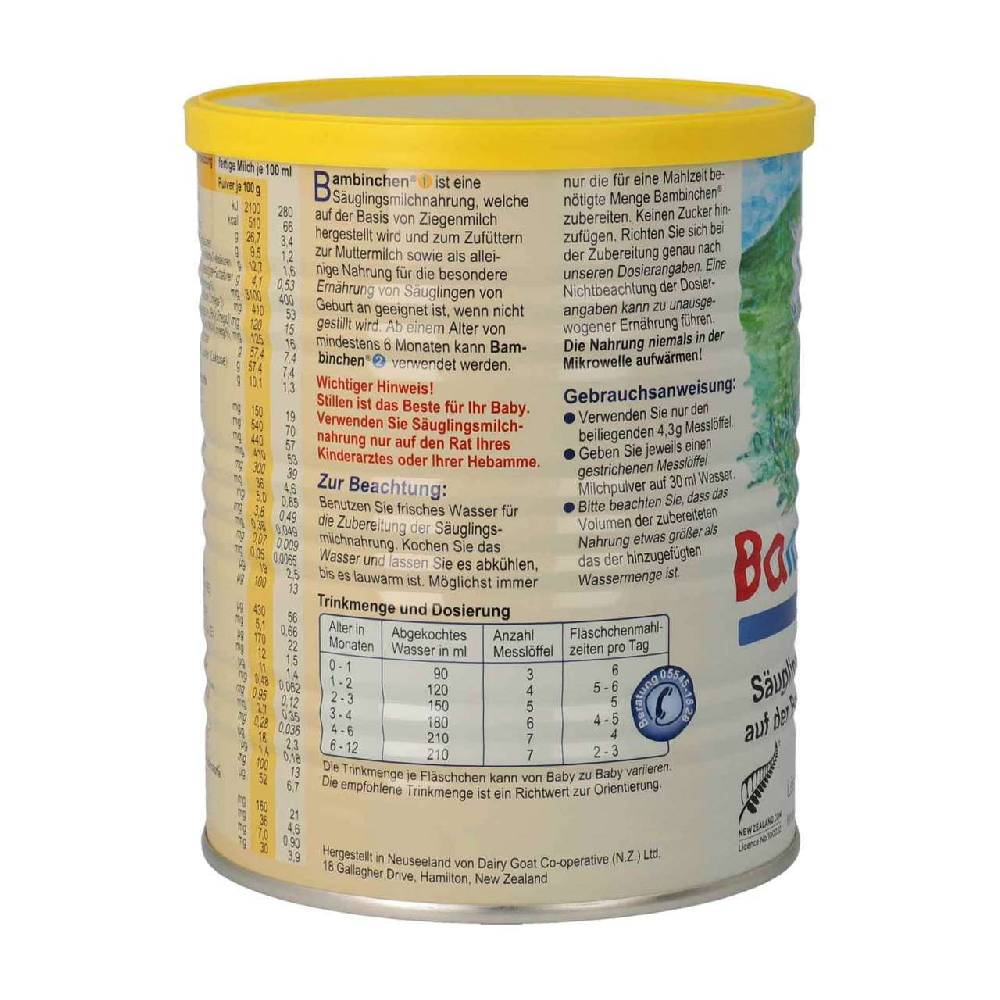 Blauer-planet Bambinchen 1 Infant Formula (0-6 Months)