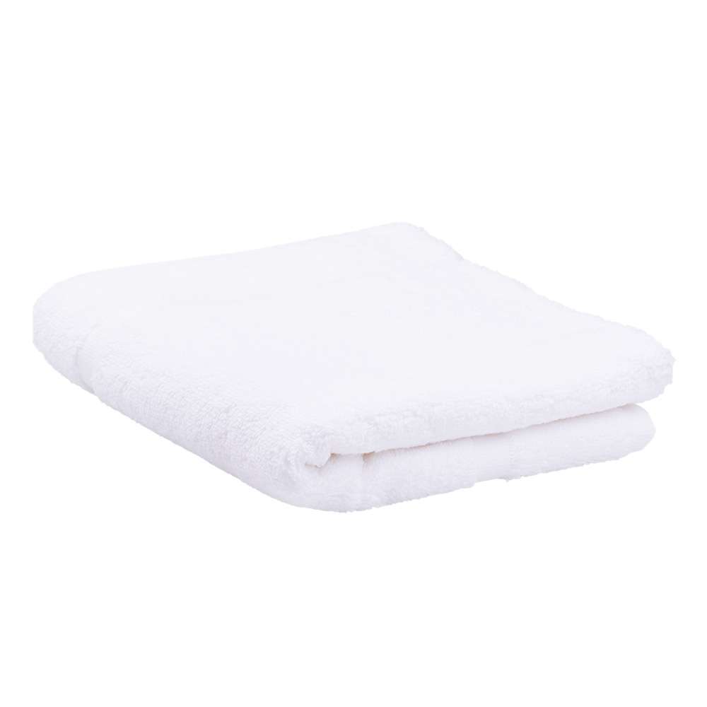 purenature Bath mat cotton white 50x80cm without gumming in organic quality