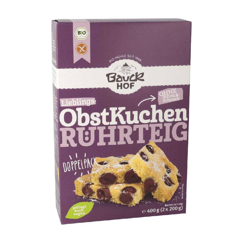 bauckhof Fruitcake-Dough baking mix, gluten free