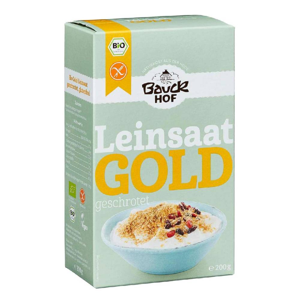 bauckhof Gold Ground Flaxseed Gluten-free