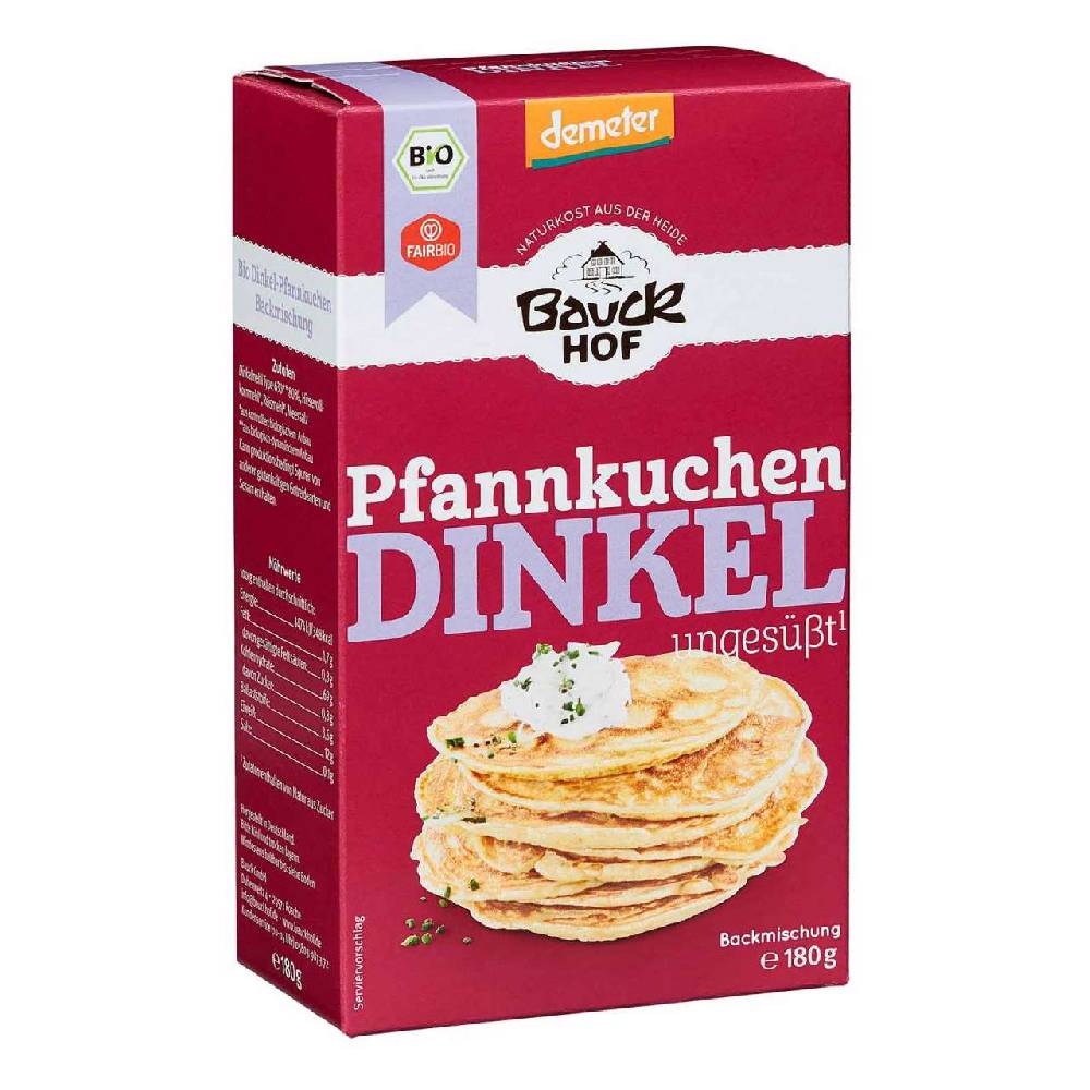 bauckhof Spelt Pancakes, unsweetened