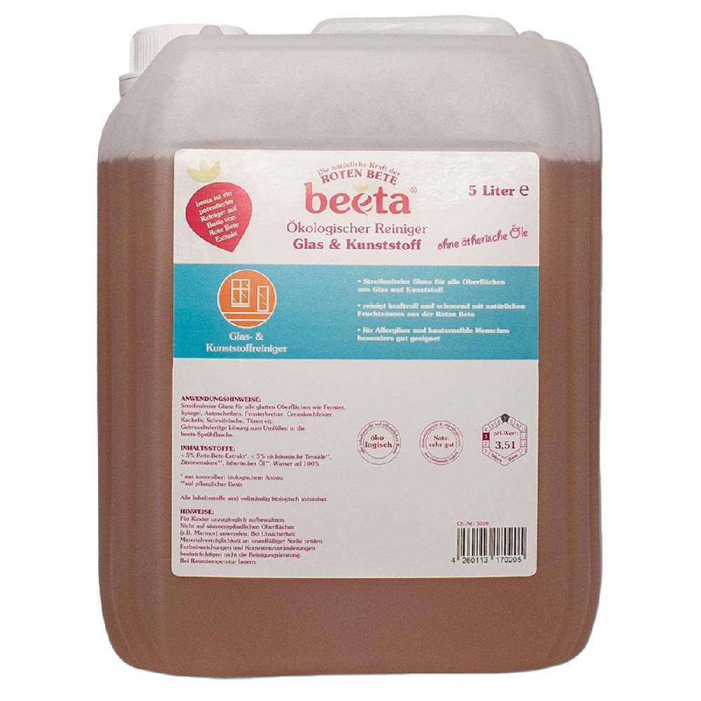 beeta Beeta glass cleaner, canister, 5 litre
