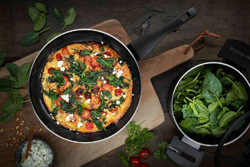 Listing/manufacturer/sSupplier/314 Berndes Frying Pan B. Green Alu Recycled, Black