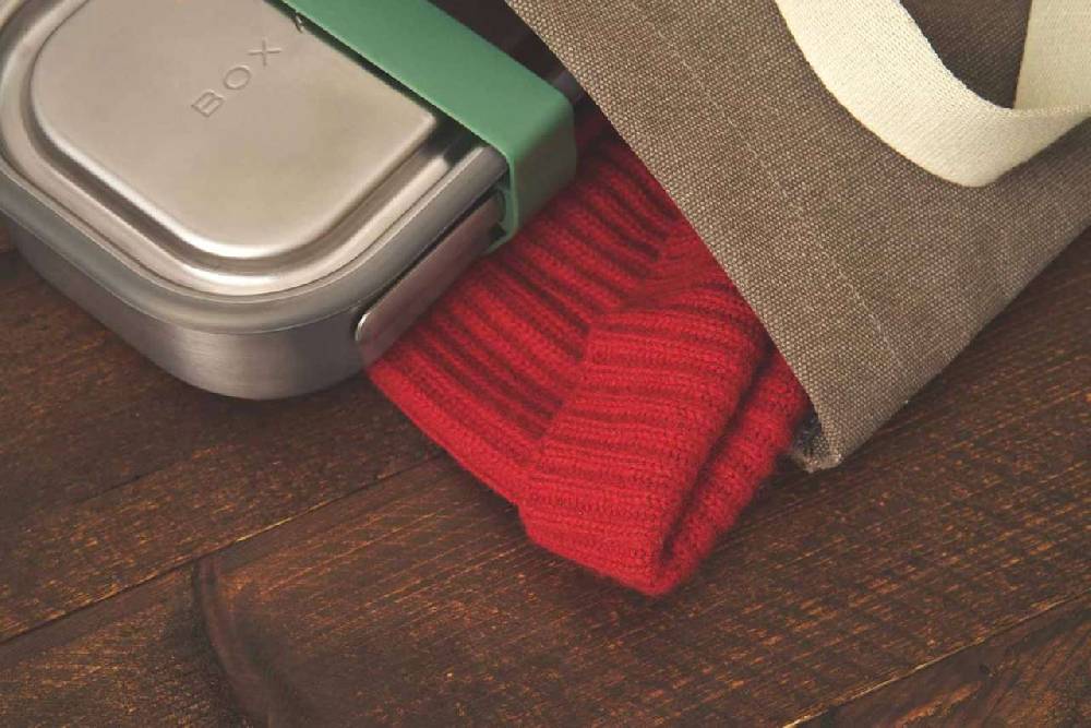 Black-blum Black + Blum Lunchbox Without Plastic - Leakproof With Fork