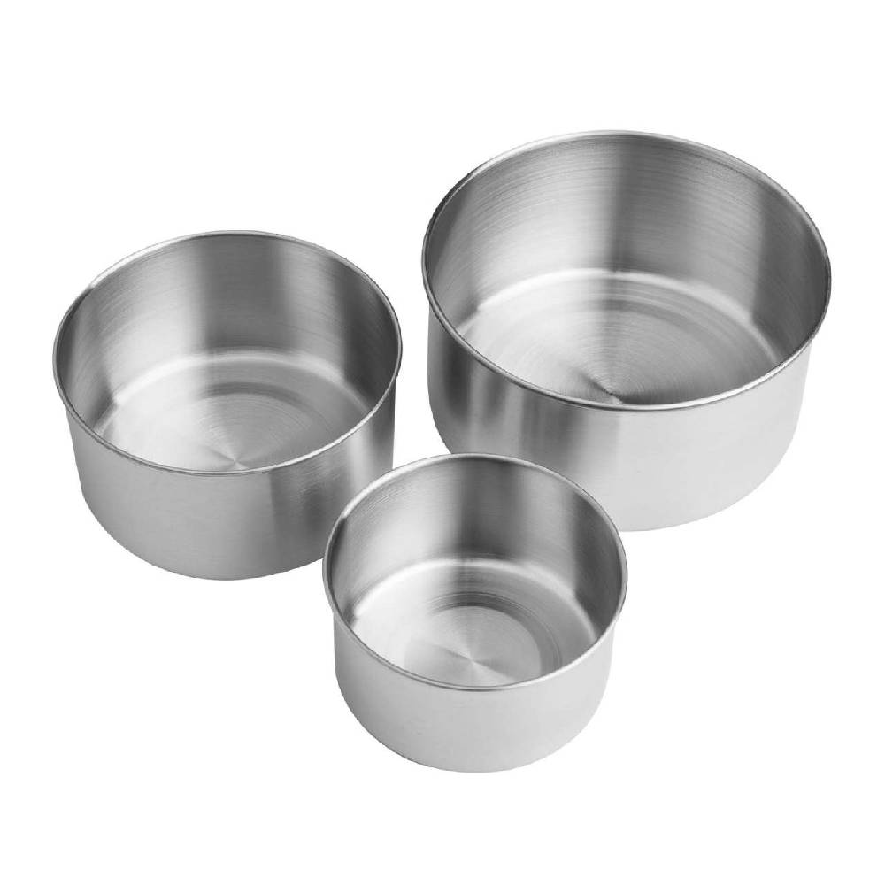 Brotzeit Brotzeit Dreierlei, Set Of 3 Food Boxes, Stainless Steel
