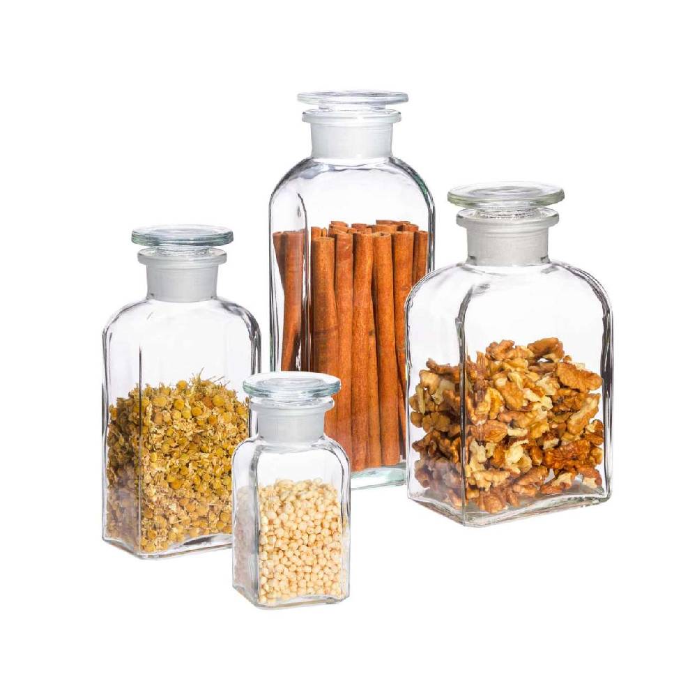 purenature Buy Apotheker bottles wide neck with ground in glass stopper