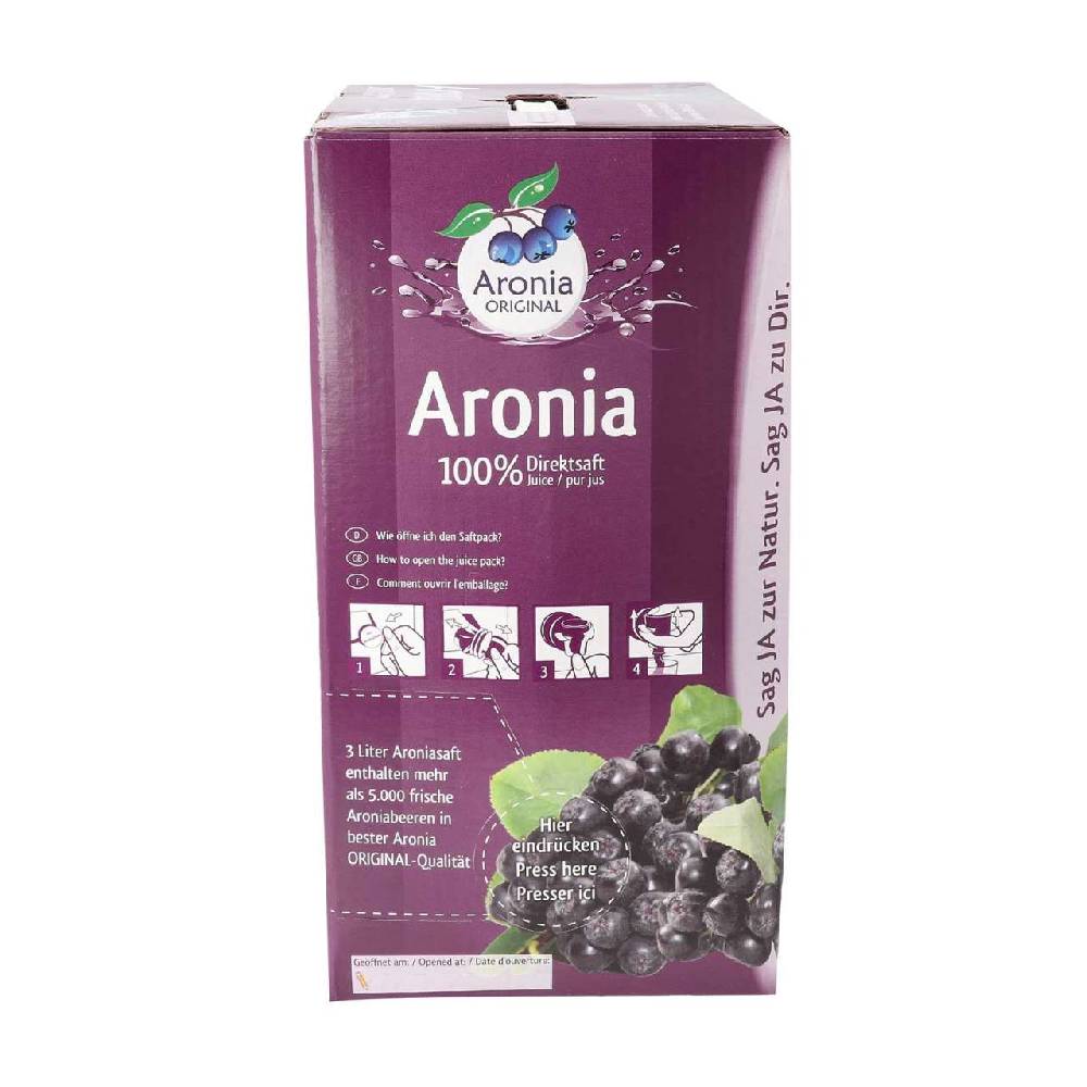 Aronia-original Buy Aronia Juice 3 L Storage Box With Organic Aronia Berry Juice