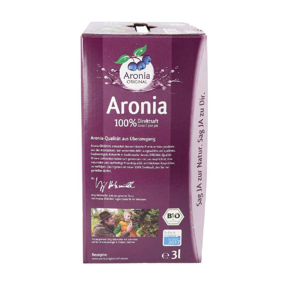 Aronia-original Buy Aronia Juice 3 L Storage Box With Organic Aronia Berry Juice