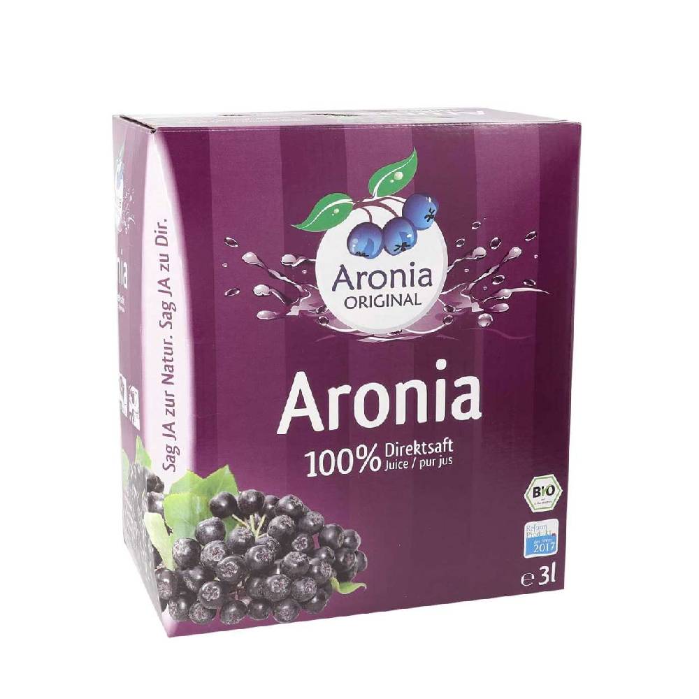 aronia-original Buy aronia juice 3 l storage box with organic aronia berry juice