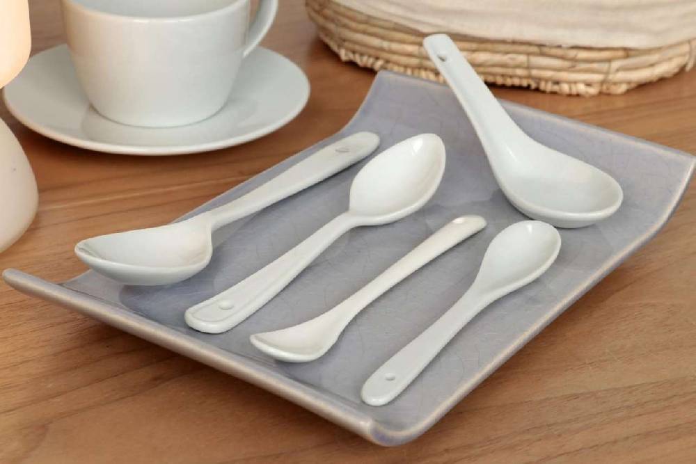 Purenature Buy PureNature Porcelain Dessert And Coffee Spoons