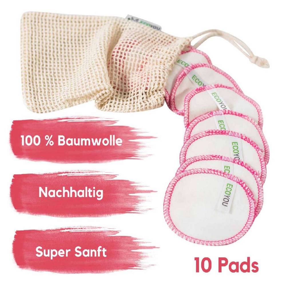 ecoyou cleansing pads face - washable alternative for absorbent cotton pads