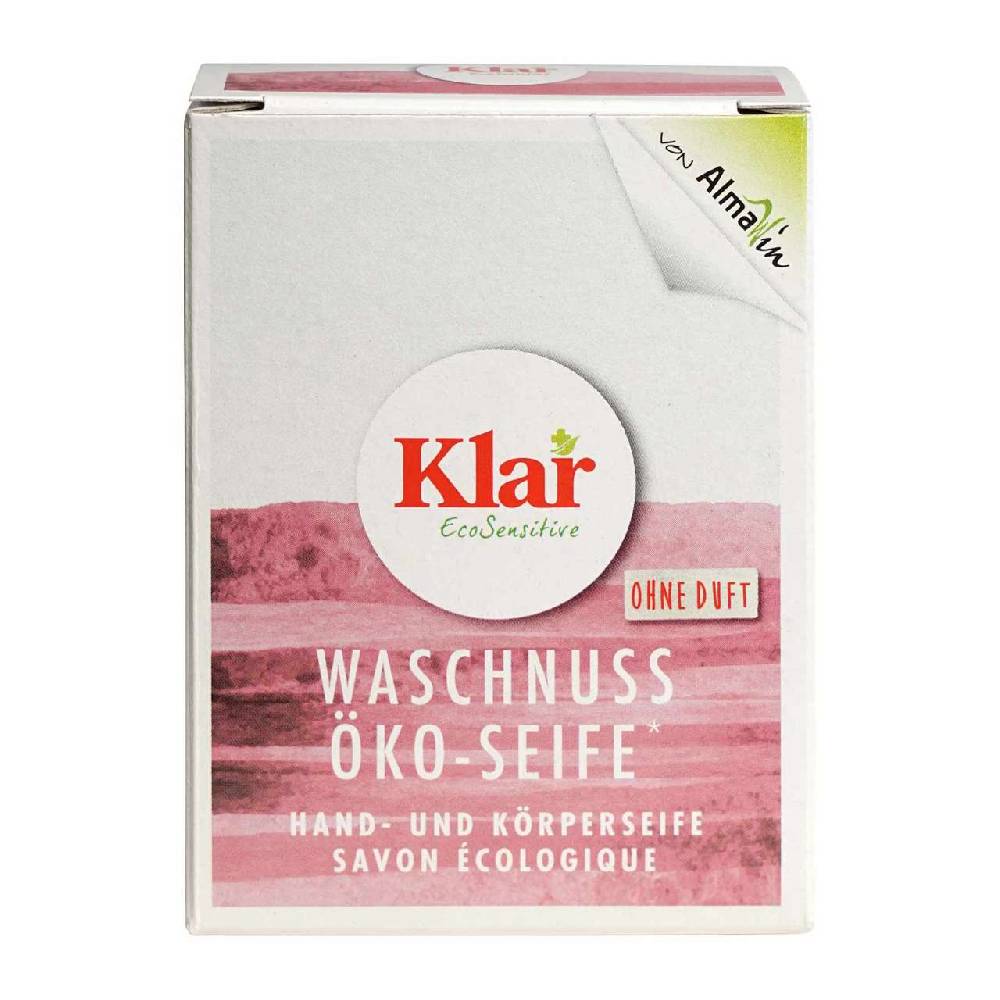 Klar Clear Perfume-free Soap With Soap Nut And Moisturising Vegetable Oils