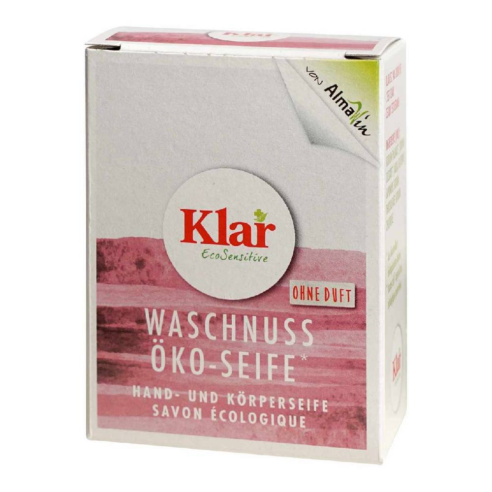 Klar Clear Perfume-free Soap With Soap Nut And Moisturising Vegetable Oils
