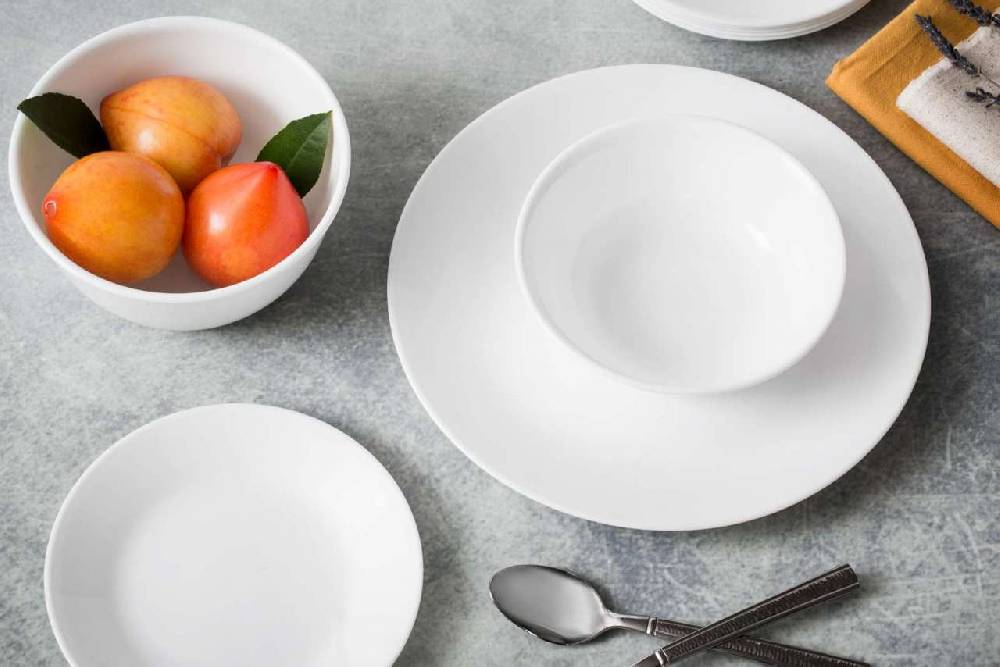 Corelle Corelle Glass Cake Plate - White, Scratch And Heat Resistant Up To 176° C