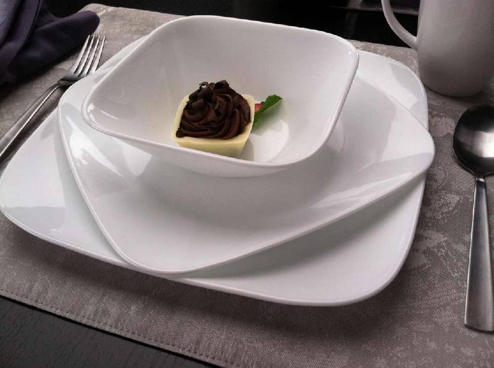 Corelle Corelle Glass Tableware Set White - Elegant & Durable Design, 18 Pieces