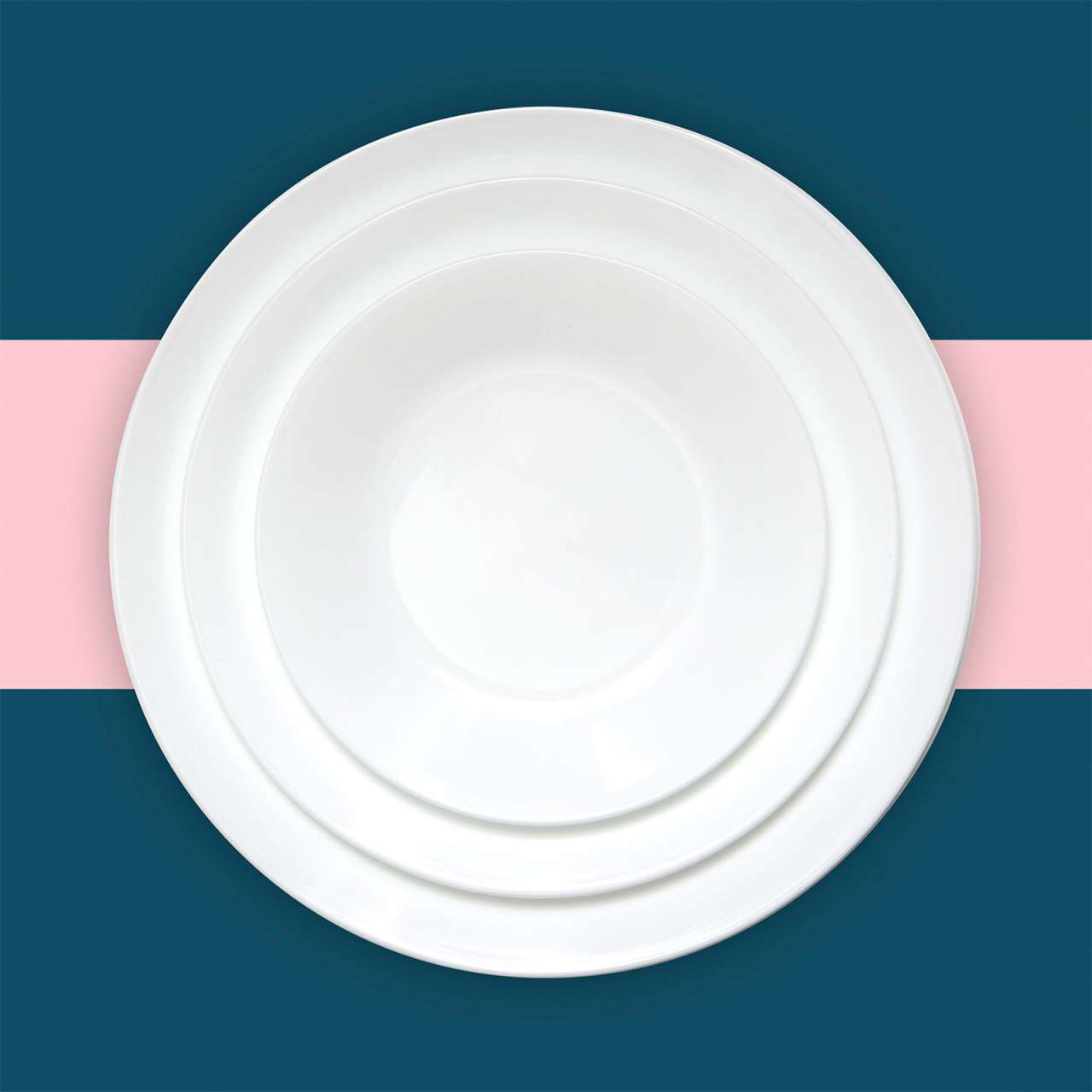 Corelle Small Plate White With Wave Edge