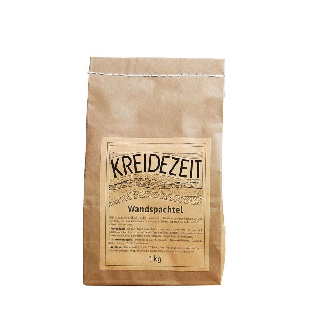 kreidezeit Cretaceous time wall filler inside for lime plaster & on gypsum plasterboard