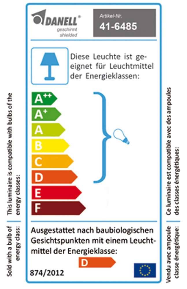 Danell Table Lamp, Made Of Beechwood, Shielded