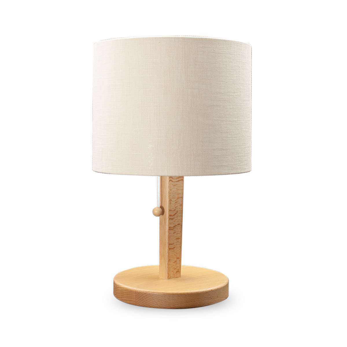 danell Table Lamp, made of beechwood, shielded
