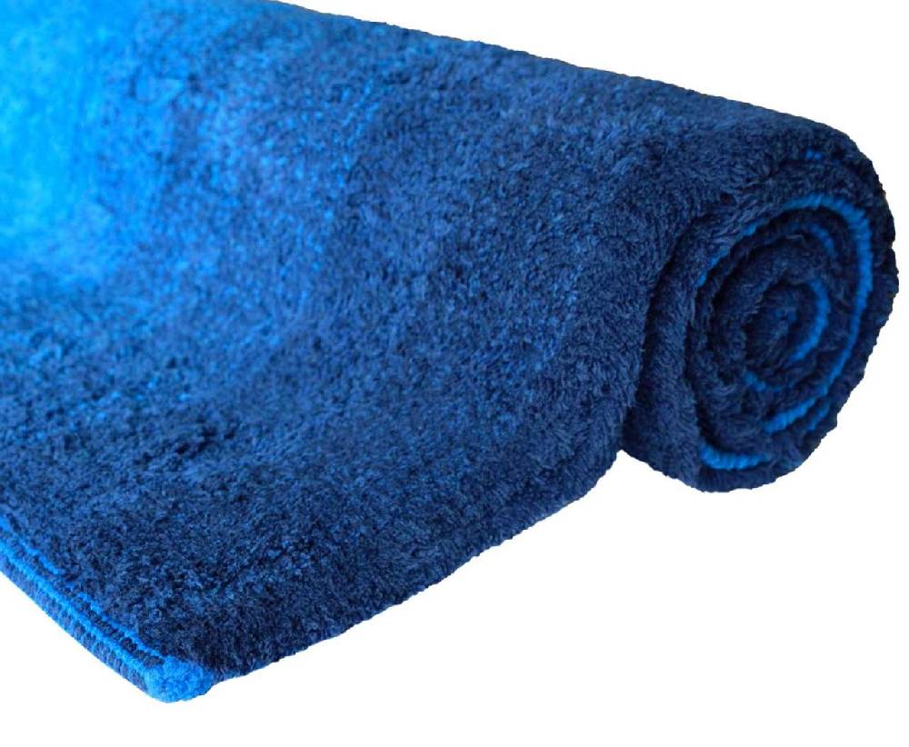Purenature Design Bathroom Carpet Pleasantly Soft - Attractive Colour Gradient Optics