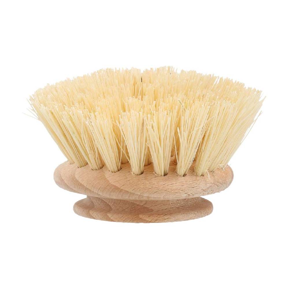 Purenature Dishwashing Brush Replacement Head With Fibre Bristles And Certified Wood