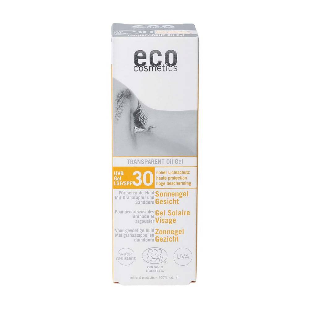 eco-cosmetics Eco Facial Sun Gel SPF 30 oil gel – mineral based sunscreen