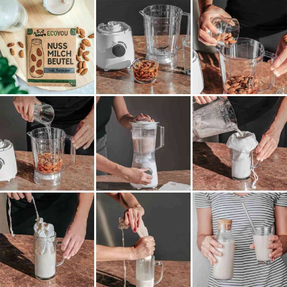 Ecoyou EcoYou Nut Milk Bag From Hemp