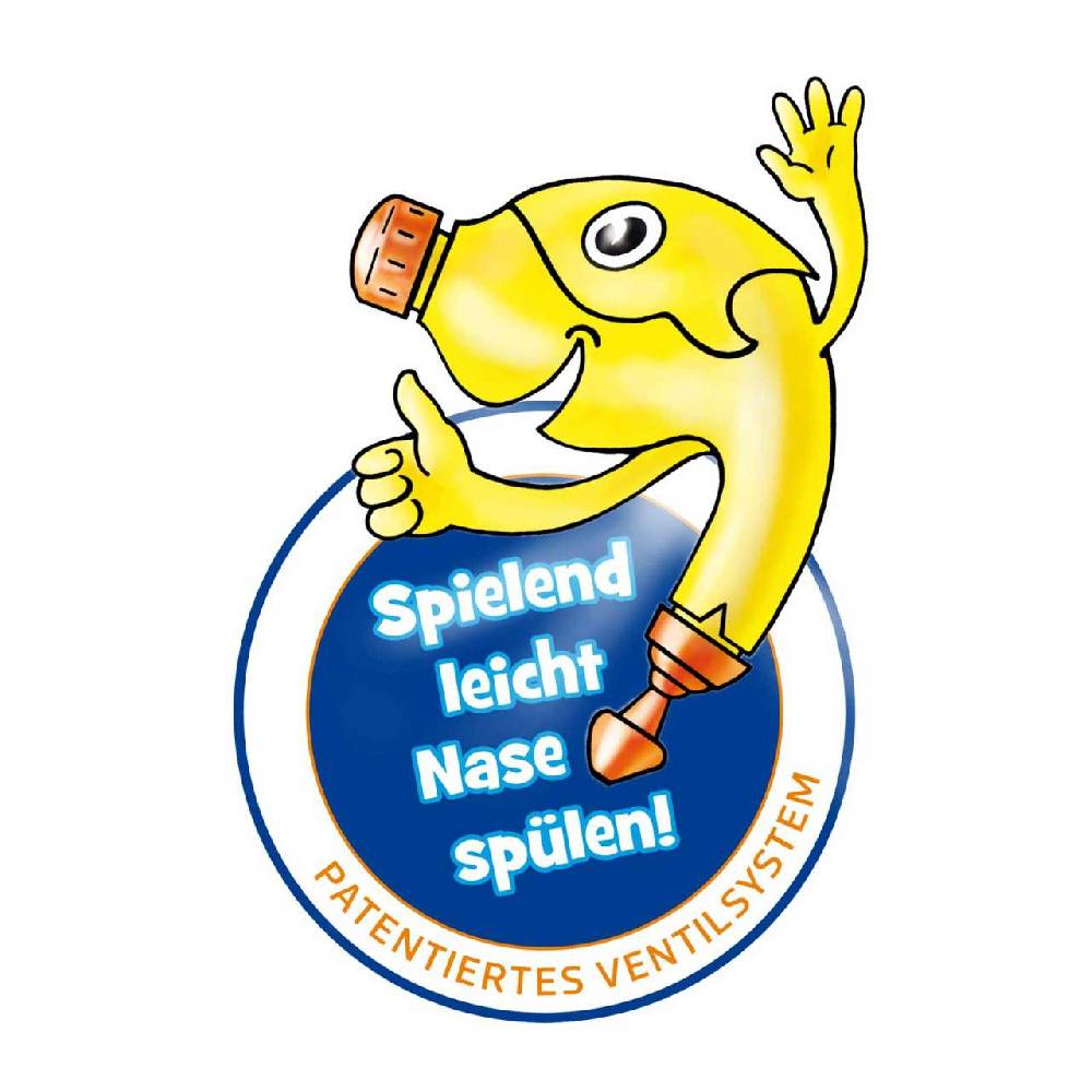 Emsan Emcur Nose Flush For Children & 10 Sachets Of Mineral Salt